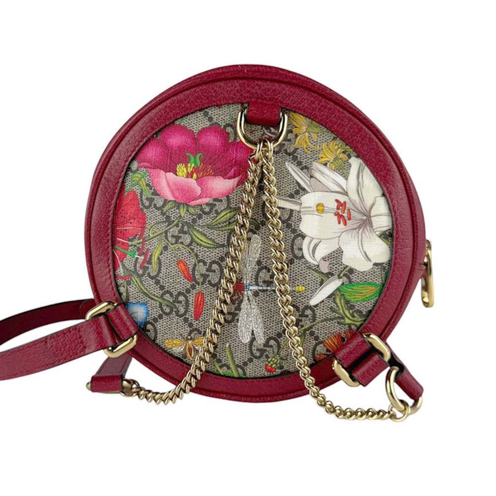 GUCCI Red Canvas Backpack - Picture 3 of 13